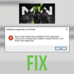 Adattatore supportato non rilevato. Non è stato trovato alcun adattatore dxgi supportato. Verifica che la schedo video soddisfi i requisiti minimi e che i driver siano aggiornati