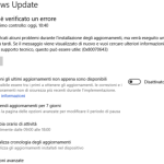 Riparazione PC con aggiornamento KB5028997 non completato ed errore 0x80070643