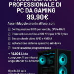 Assemblaggio Professionale di PC da Gaming: Massime Prestazioni a 99,90€